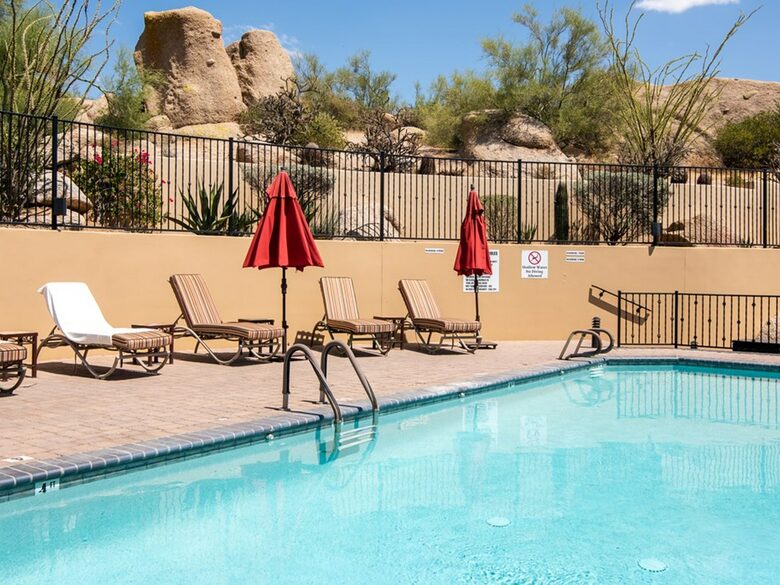 Home exchange in Scottsdale AZ, clubhouse pool