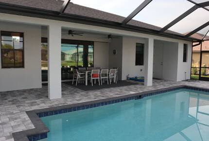 Home exchange in Cape Coral FL, enclose lanai & saltwater pool