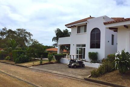 Home exchange at Gran Pacifica, golf cart parking on driveway