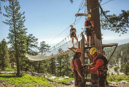 Home exchange in South Lake Tahoe, ropes course