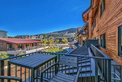 Home exchange in South Lake Tahoe, balcony with seating