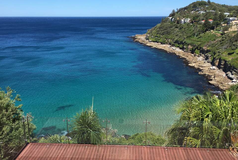 Your all-day view into idlyllic Dolphin Bay from main living