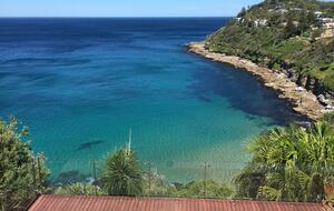 Your all-day view into idlyllic Dolphin Bay from main living