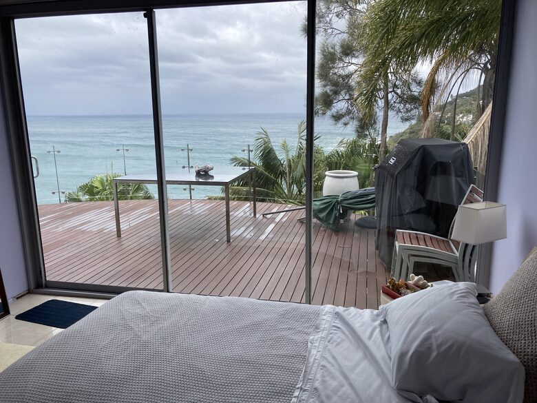 YHome Exchange in Sydney Aus, our wake up view from the master bedroom