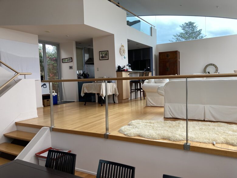 Home Exchange in SydneyView from dining area to kitchen and rear patio