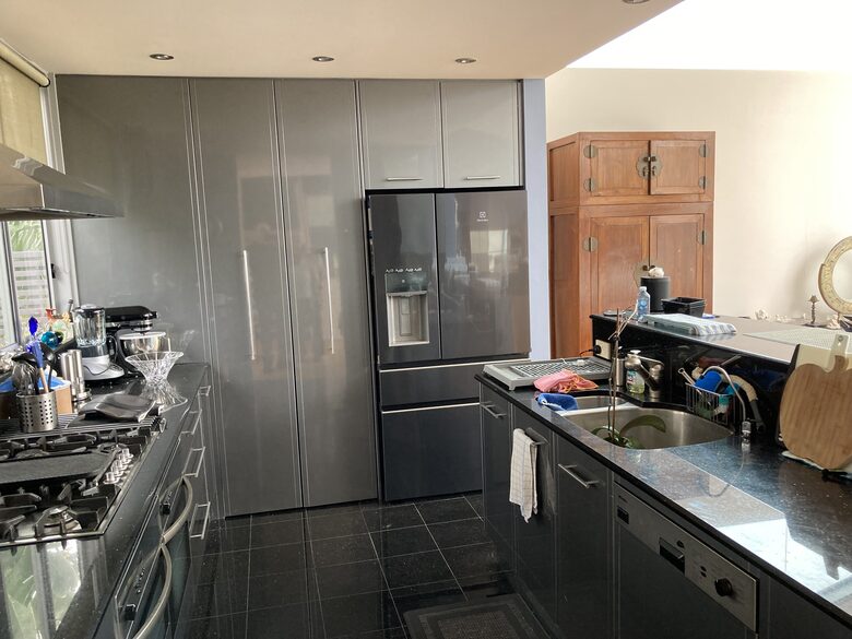 Home Exchange in Sydney open kitchen with Miele appliances