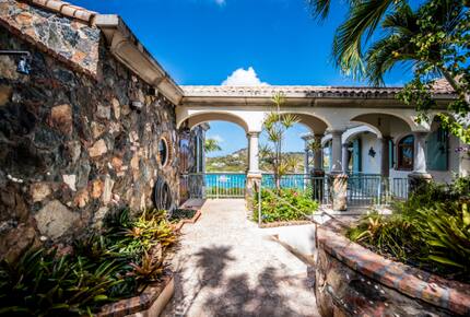 Home exchange in St John USVI, exterior entrance way