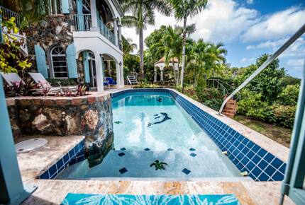 Home exchange in St John USVI with disappearing-edge pool