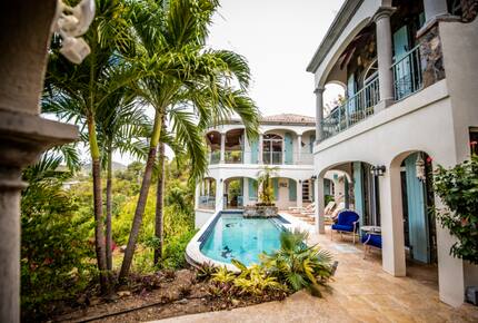 Home exchange in St John USVI with ground level suite near pool