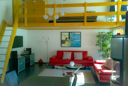 Cozy Attic Apartment overlooking the Swiss mountains - Leukerbad, Switzerland