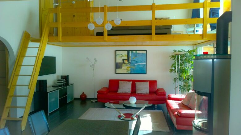 Cozy Attic Apartment overlooking the Swiss mountains - Leukerbad, Switzerland