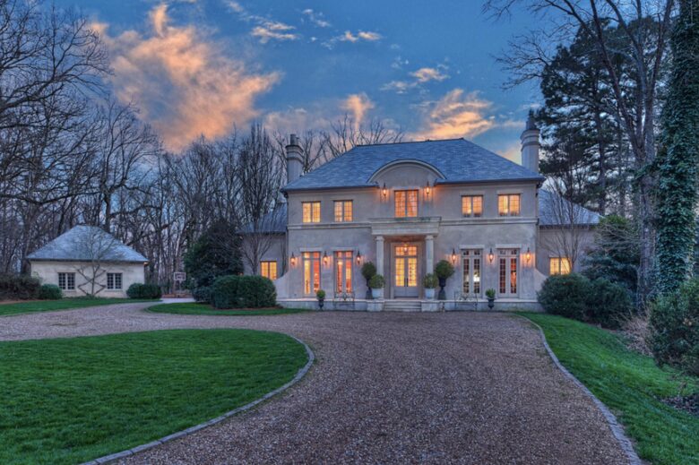 Home exchange in Charlotte NC, custom French baroque estate