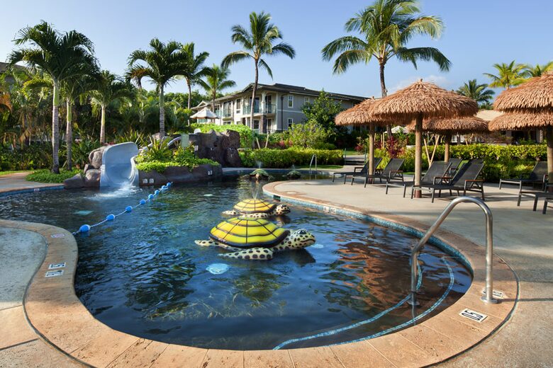 Home exchange in Kaua'i HI, The Westin Princeville resort pool & spa