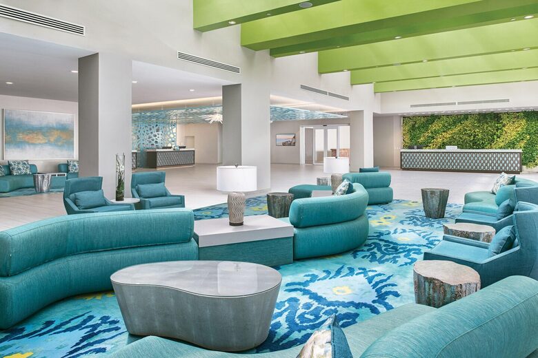 Home exchange in Cancun, the lobby at The Westin Resort & Spa