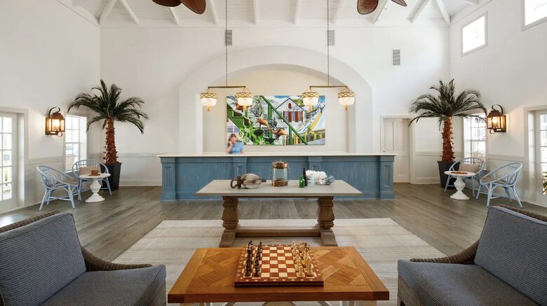 Home exchange in Key West FL, Hyatt Beach House lobby