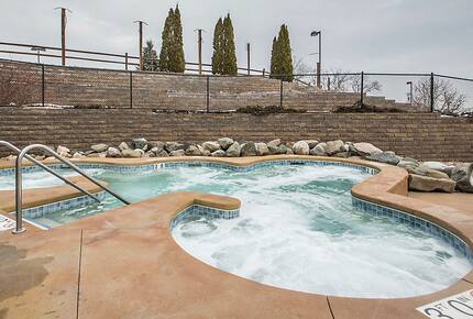 Home exchange at Christmas Mountain Village with outdoor hot tub