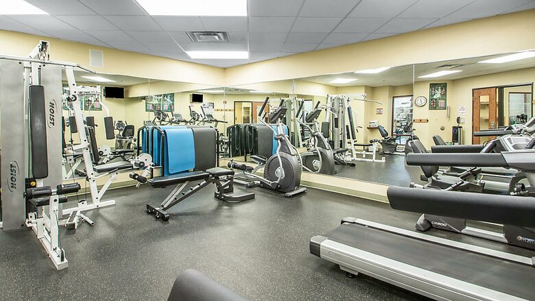 Home exchange at Christmas Mountain Village with fitness room