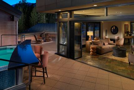 Home exchange in Mammoth Lakes CA, rooftop access from Owner's Lounge