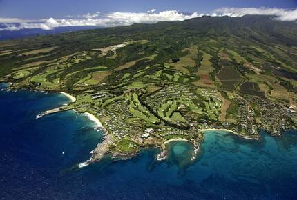 Aerial of the Kapalua Resort