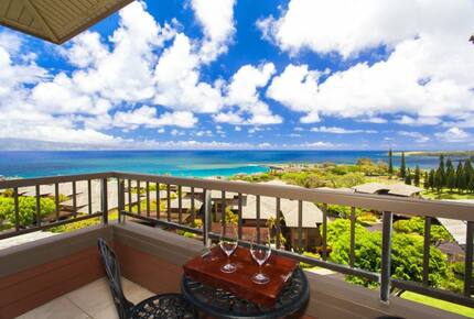 Upstairs lanai off Master Bedroom