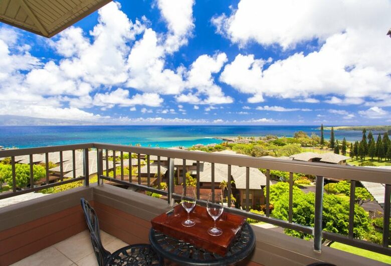 Upstairs lanai off Master Bedroom