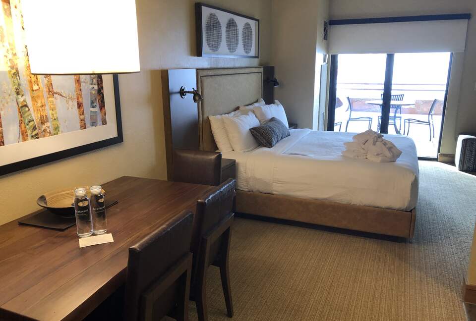 Master Bedroom with sliding glass door to private balcony