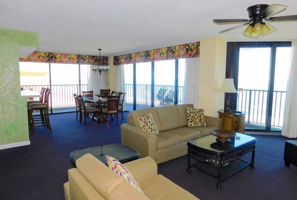Marine Terrace, 3 BR Oceanfront Penthouse - Daytona Beach, Florida