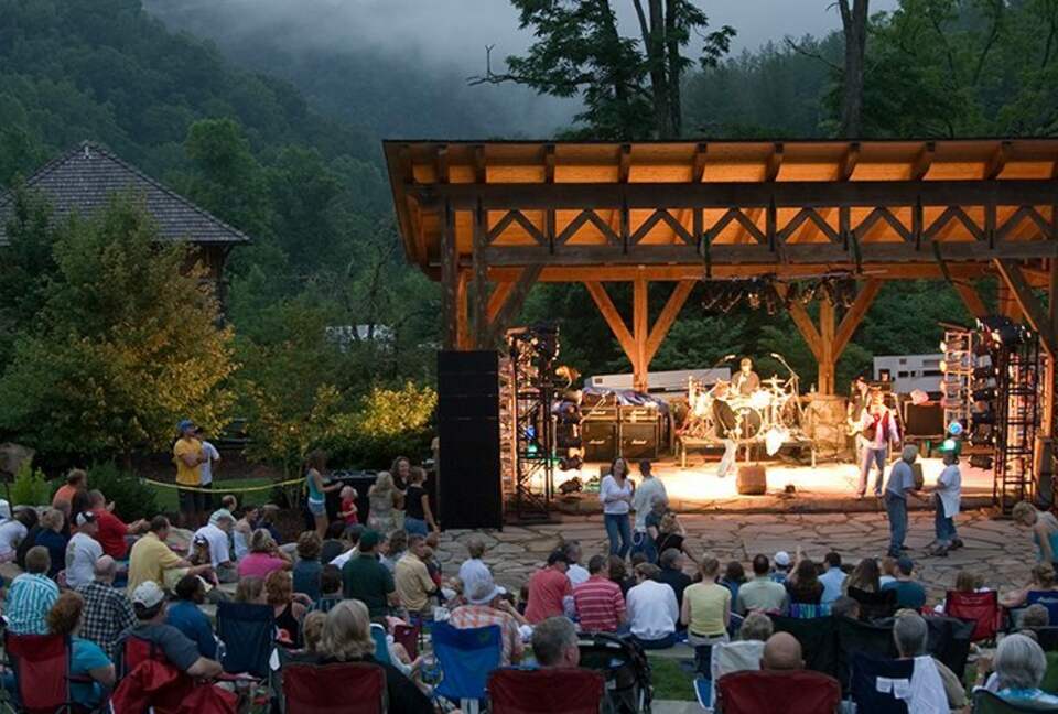 Community Amphitheater for Concerts and Fireworks