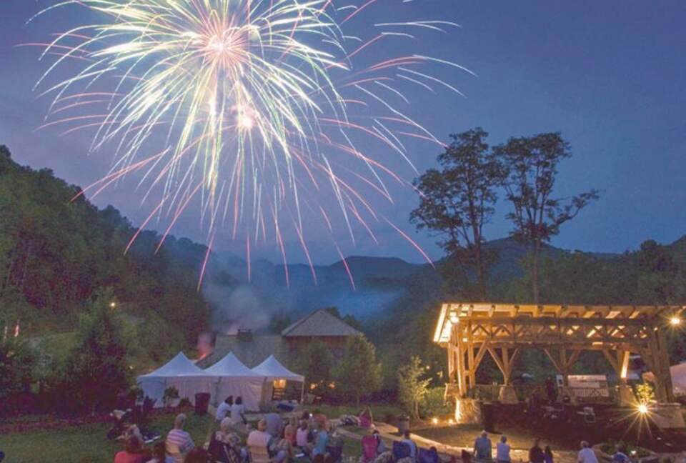Community Amphitheater for Concerts and Fireworks