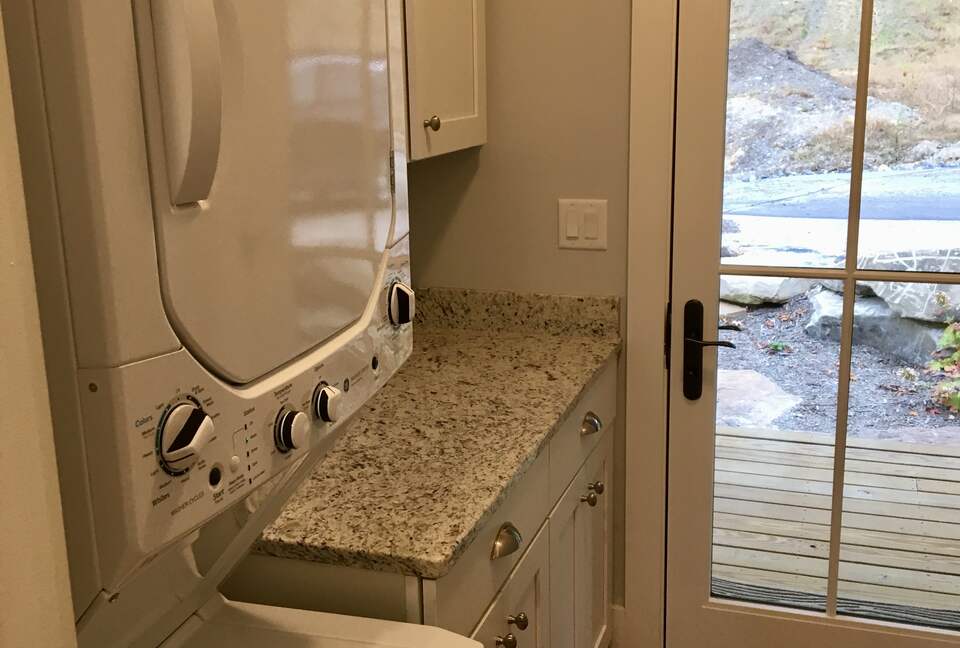 Stack W&D in Main Level Indoor Transition Room