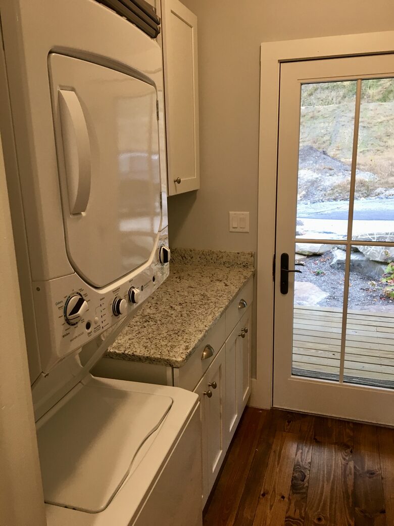 Stack W&D in Main Level Indoor Transition Room