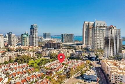 Home Exchange in San Diego, CA, location shown on map