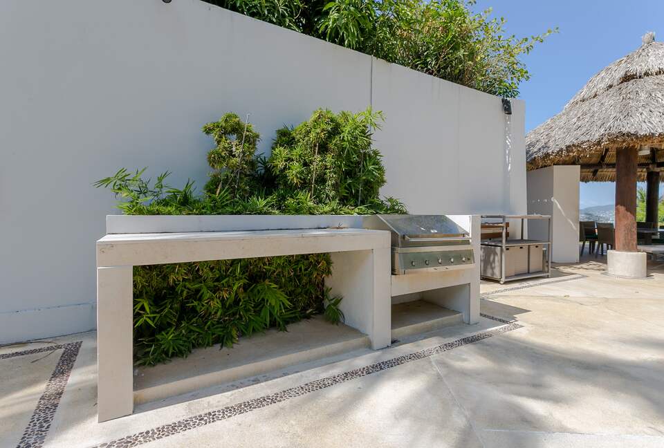 Home Exchange in Acapulco, Mexico, grill and prep area