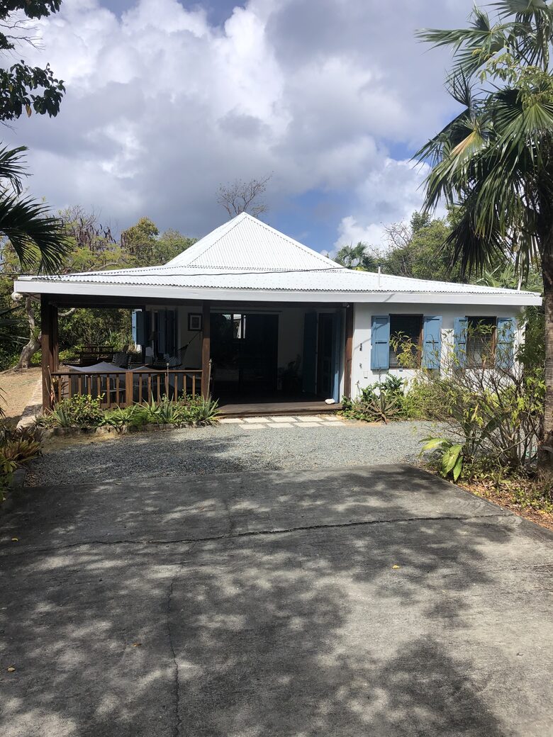 Home Exchange in St. John, USVI driveway and home entry