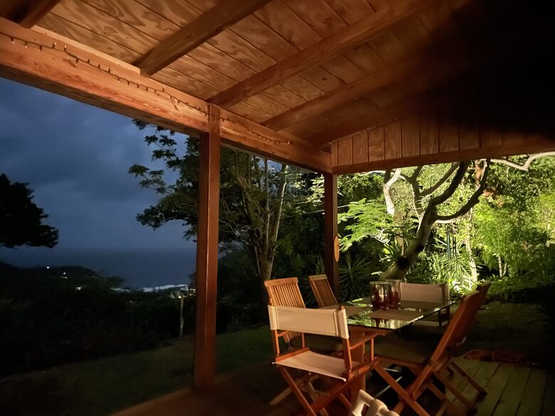 Home Exchange in St. John, USVI, outdoor dining with views