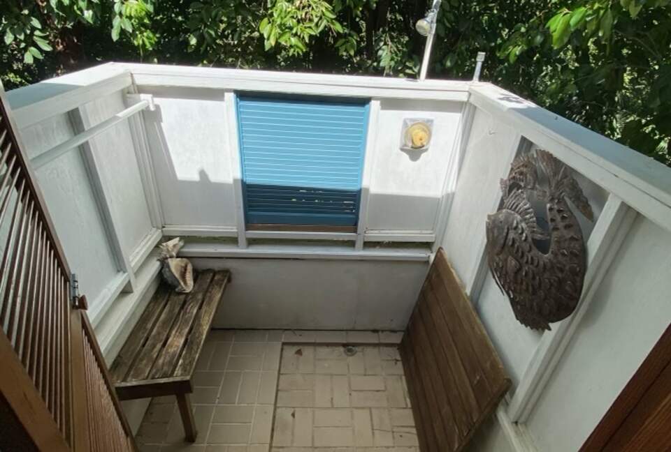 Home Exchange in St. John, USVI Outside guest shower