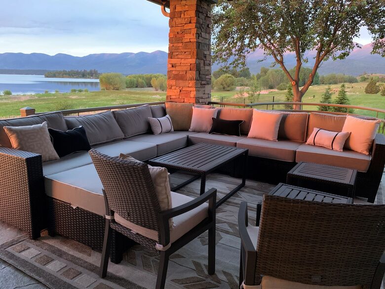 Home Exchange in Polson, Montana wonderful views of mountains and lake