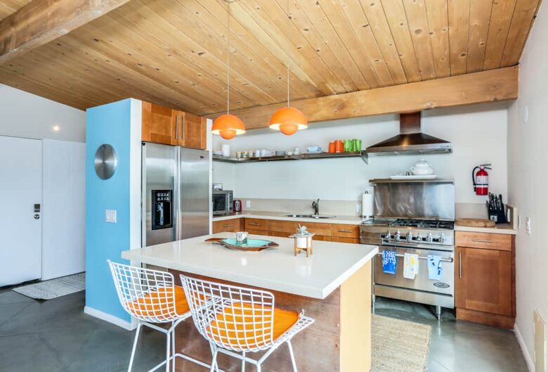 Home Exchange in Palm Springs, CA, cute, modern, and new kitchen