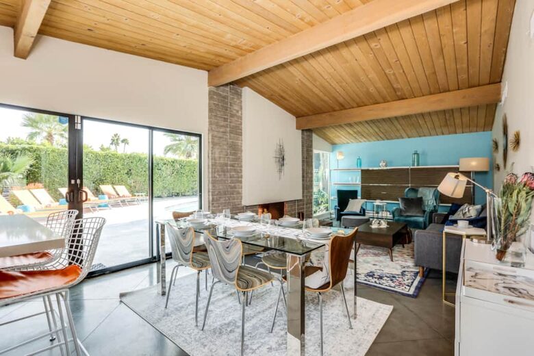 Home Exchange in Palm Springs, CA, open concept living