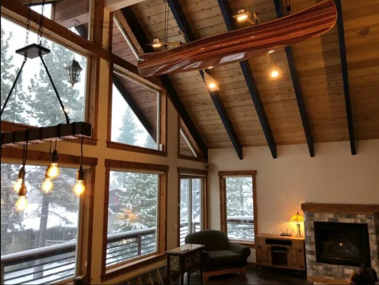 Home Exchange in South Lake Tahoe, CA, vaulted ceilings