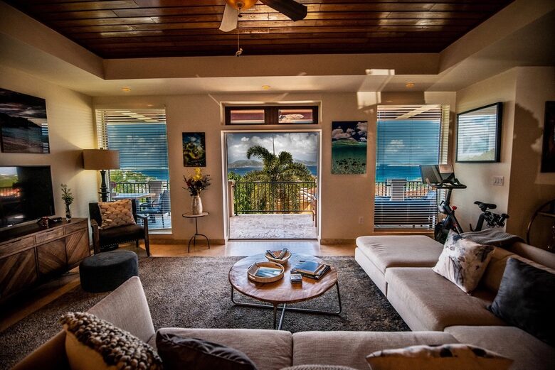 Home Exchange in St. John, USVI, balcony view
