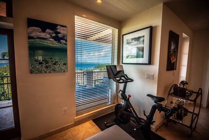 Home Exchange in St. John, USVI, peloton bike in home