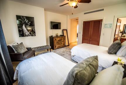 Home Exchange in St. John, USVI, guest bedroom twin/king flexibility