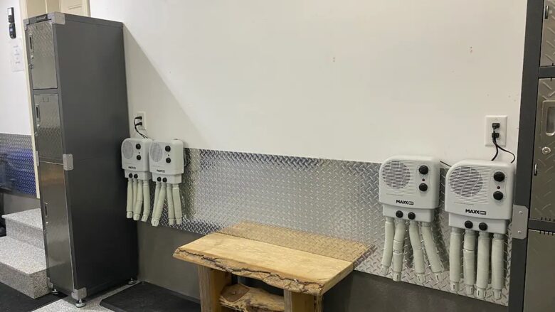 Home Exchange in British Columbia garage boot dryer