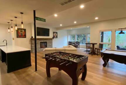 Home Exchange in British Columbia basement living space