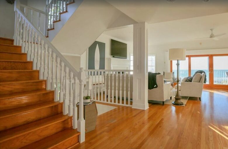 Home Exchange in Indian Shores, FL hard wood floors and open concept