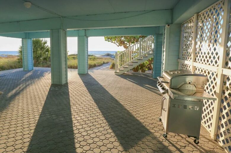 Home Exchange in Indian Shores, FL, under home living and grill