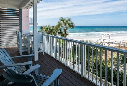 Home Exchange in Santa Rosa Beach, FL, beach side balcony