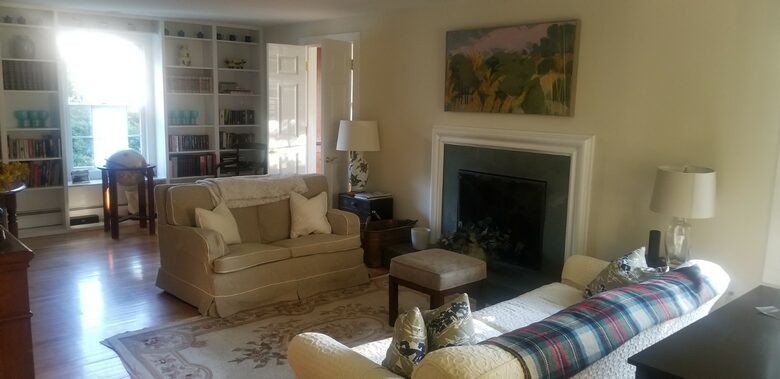 Home Exchange in Jamestown, RI, charming living room