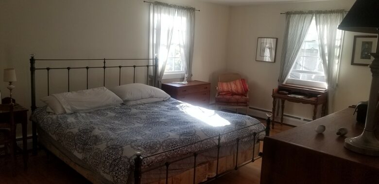 Home Exchange in Jamestown, RI, master bedroom charm